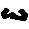 TROY LEE DESIGNS D2 CHEEKPADS, BLACK, XL/XXL, XL, XXL
