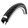 PNEU VTC URBAIN 700 X 28 SCHWALBE DELTA CRUISER PLUS NOIR TR (28-622) RENFORT GREEN GUARD FLANC REFLEX