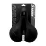 SELLE NEWTON CITY ERGONOMIC ELASTOMERE FEMME RELAXED NOIR A MEMOIRE DE FORME AVEC TROU CENTRAL 260X210MM