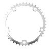 PLATEAU ROUTE 5BRA D.144 TA VINTAGE 42DTS INTERIEUR ARGENT ALU 7075 TYPE SHIMANO 7-8V.