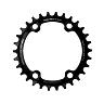 PLATEAU VTT 4BRA D.64 TA CHINOOK 24DTS INTERIEUR DOUBLE NOIR ALU POUR SHIMANO - SRAM - RACE FACE - FSA 10-11V.