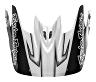 TROY LEE DESIGNS D3 VISOR (CM), CADENCE, BLACK/YELLOW, ONE SIZE