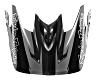 TROY LEE DESIGNS D3 VISOR (CF), CADENCE, GRAY, ONE SIZE