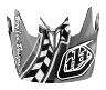 TROY LEE DESIGNS D3 VISOR (CM), LONGSHOT, ORANGE, ONE SIZE