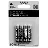 PILE LR03  1.5V  KODAK ALCALINE XTRALIFE AAA (VENDU PAR 4)