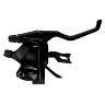 LEVIER-MANETTE VTT PATIN SUNRACE STM500 8X3V. NOIR V-BRAKE COMPATIBLE SHIMANO (PAIRE)