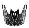 TROY LEE DESIGNS D3 HELMET VISOR, SPIDERSTRIPE, BLUE, ONE SIZE