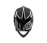 TROY LEE DESIGNS D3 VISOR (CM), CORONA, ORANGE, ONE SIZE