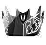 TROY LEE DESIGNS D3 VISOR (CF), JET SRAM, RED, ONE SIZE