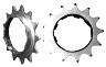 NG SPORTS SINGLESPEED SPROCKET TOP, 16 Z.