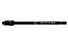 NG SPORTS PACHAI THRU-AXLE FOR TRAILER, RW 12X180MM, M12X1.5, 20MM, BLACK