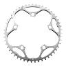 PLATEAU ROUTE 5BRA D.130 STRONGLIGHT 51DTS EXTERIEUR ARGENT ALU 7075 TYPE SHIMANO  9-10V.