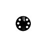 TROY LEE DESIGNS A1/A2 HELMET VISOR SCREW KIT, ALUMINIUM, BLACK (3 PCS.), ONE SIZE