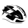 CASQUE VELO ADULTE GIST ROUTE VOLO BLANC-NOIR BRILLANT FULL IN-MOLD TAILLE 52-56 REGLAGE MOLETTE 210GRS