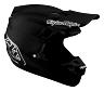 TROY LEE DESIGNS SE5 ECE CARBON MIPS HELMET, STEALTH, BLACK/CHROME, S
