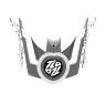 TROY LEE DESIGNS SE5 HELMET VISOR, DROP IN, WHITE, ONE SIZE