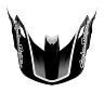 TROY LEE DESIGNS SE5 HELMET VISOR, QUALIFIER, YELLOW, ONE SIZE
