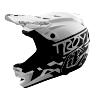 TROY LEE DESIGNS D4 POLYACRYLITE MIPS HELMET, FIFTY-50, NAVY/ GLO YELLOW, XL | 60-61CM, 60CM, 61CM, XL