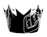 TROY LEE DESIGNS SE4 VISOR (CF), FACTORY, WHITE, ONE SIZE