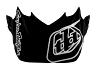 TROY LEE DESIGNS SE4 VISOR, CHECKER, BLACK/WHITE, ONE SIZE