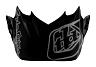TROY LEE DESIGNS SE4 VISOR, CHECKER, BLACK/GOLD, ONE SIZE