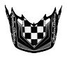 TROY LEE DESIGNS SE4 HELMET VISOR, CARB, GREEN, ONE SIZE