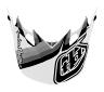 TROY LEE DESIGNS SE4 HELMET VISOR, WARPED, YELLOW, ONE SIZE