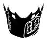 TROY LEE DESIGNS SE4 HELMET VISOR, SKOOLY, BLACK, ONE SIZE