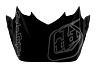 TROY LEE DESIGNS SE4 VISOR (CM), SILHOUETTE, BLACK/CAMO,, ONE SIZE
