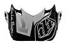 TROY LEE DESIGNS SE4 VISOR, FLASH, BLACK/YELLOW, ONE SIZE