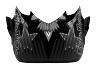 TROY LEE DESIGNS SE4 VISOR, LIBERTY, BLACK, ONE SIZE