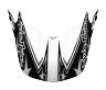 TROY LEE DESIGNS SE4 HELMET VISOR, FLAGSTAFF, WHITE, ONE SIZE