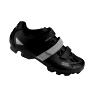 CHAUSSURE VTT GES VANTAGE2 NOIR-GRIS T40 FIXATION 3 VELCROS COMPATIBLE SPD (PAIRE)