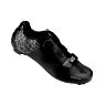 CHAUSSURE ROUTE GES ROADSTER2 NOIR-JAUNE T42 FIXATION MICROCLIP ATOP-VELCRO COMPATIBLE LOOK-SHIMANO (PAIRE)