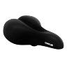 SELLE ROYAL AVENUE GEL AVEC CANAL ANATOMIQUE ET ELASTOMERE TREKKING NOIR 258X183 MM 664 G