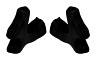 TROY LEE DESIGNS GP CHEEKPADS, BLACK, XXS/XL