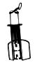NG SPORTS XXL BOTTLE CAGE, BLACK