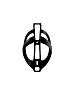 NG SPORTS MERSEEN ULTRAFLEX V2 BOTTLE CAGE, BLACK
