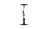 NG SPORTS CASSEA FLOOR PUMP, GAUGE, SILVER