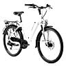 VELO ELECTRIQUE-VAE CITY 26 LEADER FOX LOTUS MIXTE BLANC 7V MOTEUR ROUE AR BAFANG 36V 45NM BATTERIE 15AH (18'' - H46CM - TAILLE M - POUR ADULTE DE 168CM à 178CM)