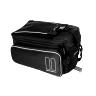 SACOCHE ARRIERE VELO TRUNKBAG BASIL NOIR AVEC SOUFFLET WATERPROOF EXTENSIBLE 7-12L FIXATION PORTE BAGAGE (L36X L26CMXH18CM) FIXATION SYSTEME MIK (INCLUS)