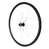 ROUE GRAVEL - ROUTE DISQUE 700 PULSE 19 AVANT MOYEU SHIMANO RS470 CENTERLOCK NOIR  TUBELESS READY AXE TRAVERSANT 12-142 JANTE 19C 32 RAYONS ACIER NOIR