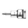 DOUILLE TORX WERA 8767 HF ZYKLOP 1-2 T20 LONGUEUR 60 MM (VENDU A L'UNITE)  -MARQUE ALLEMANDE POUR LES ATELIERS-