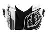 TROY LEE DESIGNS SE4 VISOR, SPEED, WHITE/RED, ONE SIZE