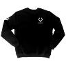SWEAT-SHIRT LEADER FOX TAILLE L NOIR (LOGO BLANC)