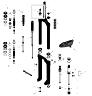 DVO DAMPER COMPRESSION KNOBS KIT, DIAMOND 36 D1 | ONYX 38 D1