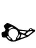 E*THIRTEEN BACKPLATE SRS+, 36-40 T., ISCG OLD, BLACK