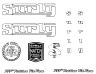 SURLY PACER MAKE IT YOUR OWN DECAL SET, WHITE
