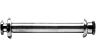 PAUL COMPONENT HIGH FLANGE AXLE KIT REAR, 130MM BOLT-ON, SILVER