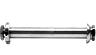 PAUL COMPONENT WORD AXLE KIT REAR, 135MM BOLT-ON, 15MM AXLE, SILVER